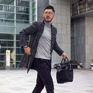 Brooks Brothers Gray Turtle Neck Shirt